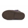 svítící dětské zimní boty DDstep w078 320a Chocolate podrážka
