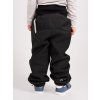 UNUO Batolecí softshellové kalhoty s beránkem Light, Černá Žíhaná