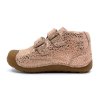 dívčí barefoot boty Bundgaard Petit Strap Rose Gold Stream 788
