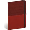 NOTIQUE Notes Skiver červenovínový, linkovaný, 13 x 21 cm