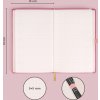 NOTIQUE Notes Růžový, tečkovaný, 13 x 21 cm