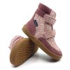 Zimní barefoot boty Bundgaard Basil Strap II TEX Rose Shell 779