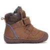 W073 42814 Chocolate dětské zimní boty DD step