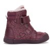 Zimní boty DD Step W068 42589 Raspberry tmavě červené