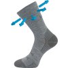 Ponožky VoXX Optimus - sv.šedá