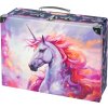 BAAGL Skládací školní kufřík Jednorožec Království s kováním