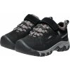 turistické boty Keen TARGHEE IV LOW WP CHILDREN black steel grey