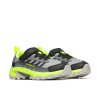 dětské trekové boty Merrell Moab Speed 2 Low WTRPF Grey black citron