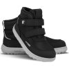 Dětské zimní barefoot boty Be Lenka Zippu Junior - Black & Grey (Velikost 35)