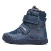 Chlapecké dětské svítící zimní boty DD Step W068 52998A královská modrá