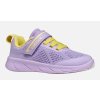 Barefoot dívčí tenisky Geox J Foot run Lilac Yellow