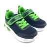 Svítící botyGeox J Assister Boy Navy Green