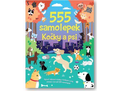 33986 555 samolepek kocky a psi