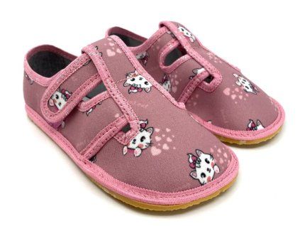 Kapcie bosonogie Crave Pink Cat