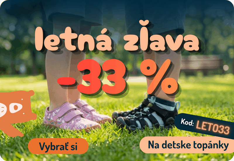 Letný výpredaj na detské topánky