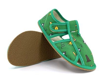 Barefoot papuče Baby Bare Footbal