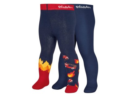 2PACK Detské pančuchy Playshoes Hasiči