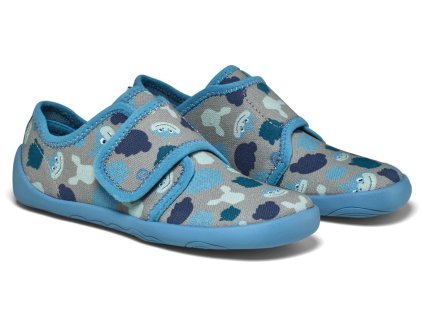 papuče na suchý zips barefoot