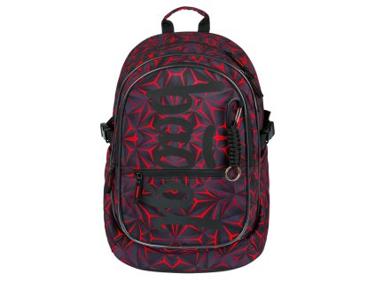30620 baagl skolni batoh core red polygon