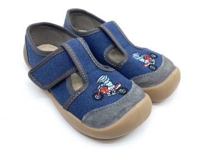 Papuče 3F barefoot 3BS348 Motorka