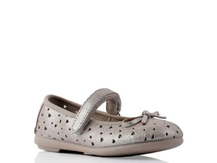 detské strieborné balerínky