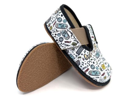 papuče Pegres BF01 Gaming čierna