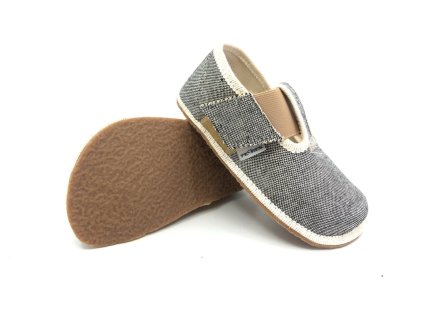 Barefoot papuče Pegres BF01U čierne