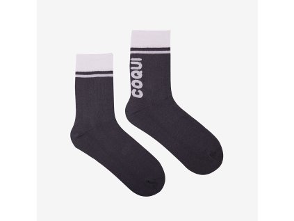 Bavlnené ponožky Coqui antracitové Basic