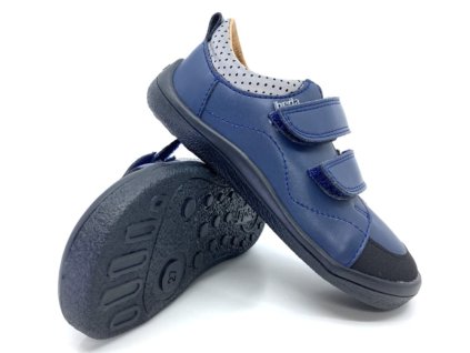 barefoot celoročné topánky Beda BFN Navy