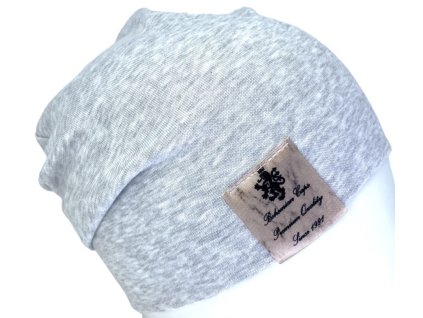 Čiapky Dráča Pastels Double Šedá - vzor 02