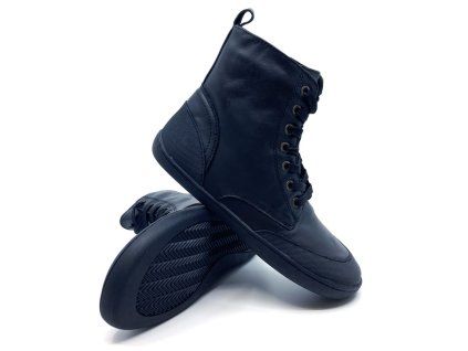 zimné barefoot topánky Protetika Judit Dark Black