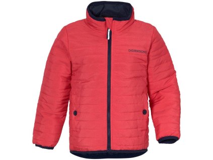 detská bunda didriksons algos červená