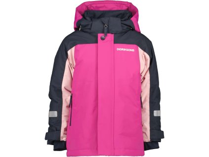 Detská zimná bunda Didriksons Neptún Plastic Pink 322