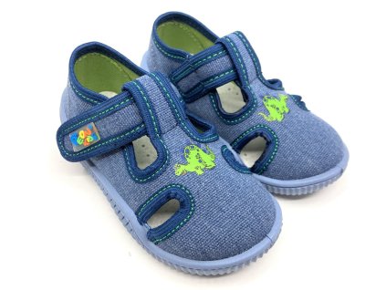 Detské papuče Peon s dinosaurom MI 024 JS