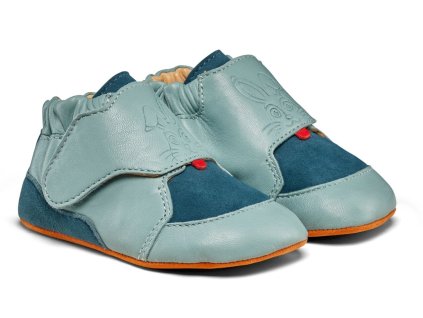 Detské barefoot capáčky Affenzahn Crawling Shoe Leather Crawly Bunny