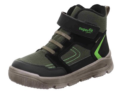 detské topánky Superfit Mars Schwarz Grun