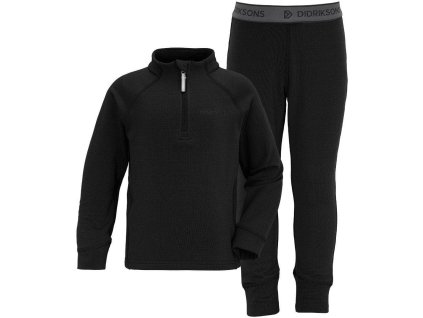 detská termobielizeň didriksons Jadis čierna