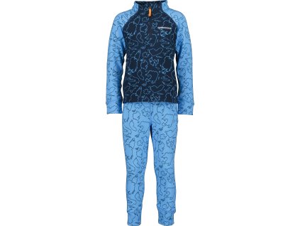 detská termobielizeň didriksons jadis print play blue