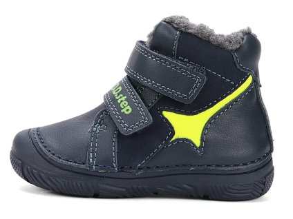 Modré detské zimné topánky