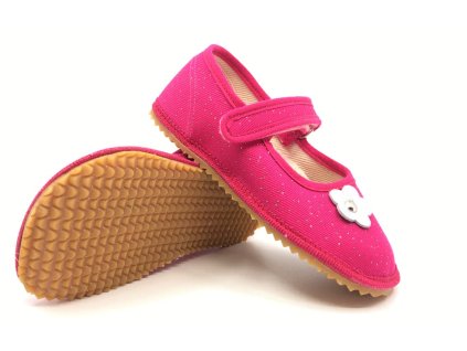 Dievčenské papuče baleríny Beda unicorn BF060010/BA