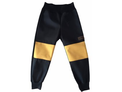 Drexiss Softshellové nohavice jar/jeseň BLACK-MUSTARD