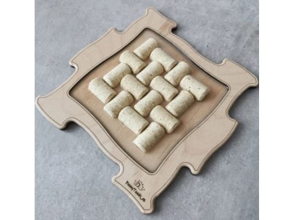 Drevené puzzle Funny Touch Mriežka, Transparent