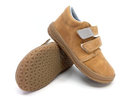 detské barefoot topánky Jonap B1 MV Camel
