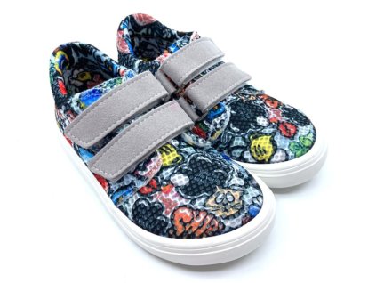 Jonap B7 Graffiti biela podošva