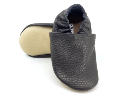 Kožené capáčky Funky Monkey Barefoot PRO BRAP-010 Antracitová