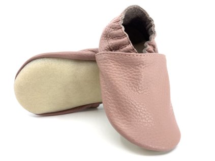 Kožené capáčky Funky Monkey Barefoot PRO BRAP-012 staroružová