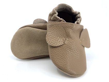 Kožené capáčky Funky Monkey Barefoot SOFT BRA-033 Coffee