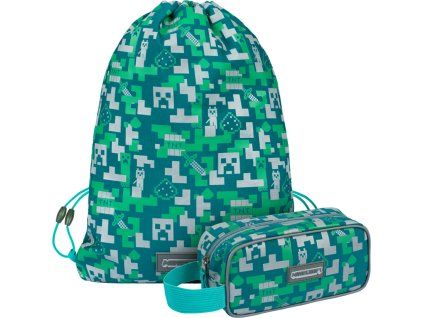 22768 minecraft 2 set silver creeper penal sacek