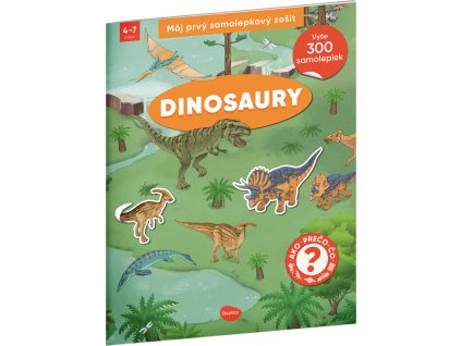 48985 moj prvy samolepkovy zosit dinosaury