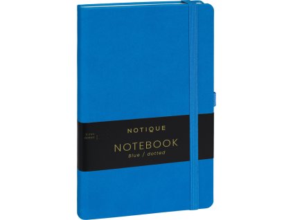 38019 notique notes modry teckovany 13 x 21 cm
